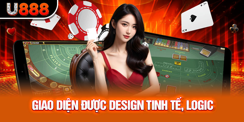 Giao diện được design tinh tế, logic